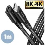 Axagon BUCM32-CF10AB prodlužovací USB-C (M) USB-C (F), 1m – Zboží Živě