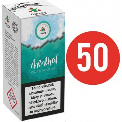 Dekang Fifty Menthol 10 ml 6 mg – Zbozi.Blesk.cz