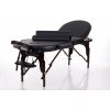 Masážní stůl a židle RestPro® Dřevěný masérský stůl VIP3 OVAL SET černý 192 x 70cm