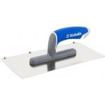 Hladítko nerez hladké, 130 x 270 mm, pro nanášení bitumenové hydroizolace, MASTER LINE, KUBALA – Sleviste.cz
