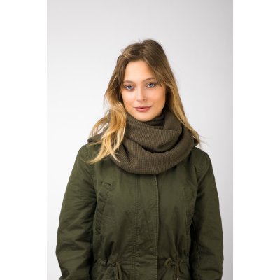 VFstyle pletená šála Elegant khaki