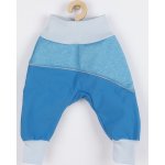 New Baby Softshellové kojenecké kalhoty modré – Zboží Mobilmania