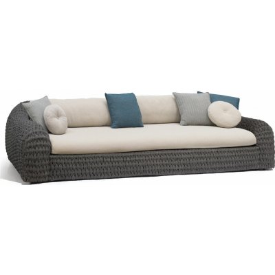 Manutti Kobo 270x109x64 cm pásový výplet pepper bez sedáků – Hledejceny.cz
