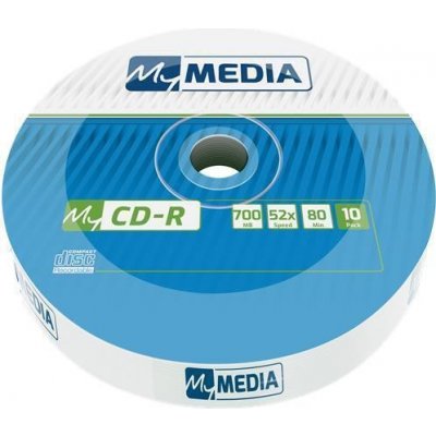 MyMedia CD-R 700MB 52x, fólie, 10ks (154816) – Zboží Živě