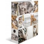 Herma Pořadač pákový A4 7 cm Kočky – Zboží Živě