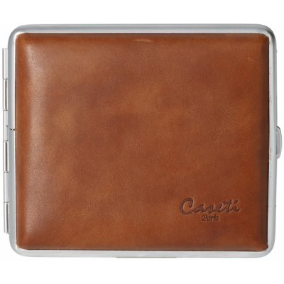 Caseti kožená tabatierka 18 ks hnedá – Zboží Dáma