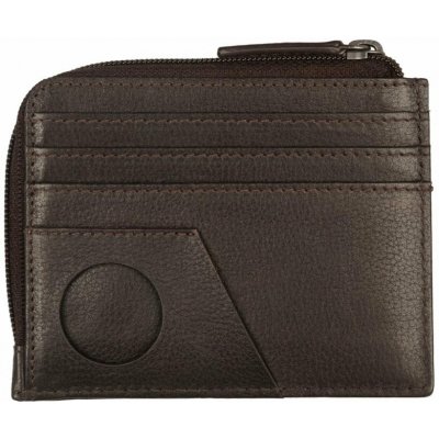 Tom Tailor Kožené pouzdro na karty s RFID Tom Tailor Bela 011286 tmavě hnědé – Sleviste.cz