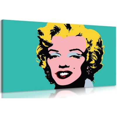 Obraz ikonická Marilyn Monroe v pop art designu - 120x80 – Zbozi.Blesk.cz