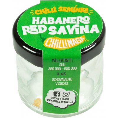 ChilliMaga Semínka chilli papriček Habanero Red Savina – Zboží Dáma