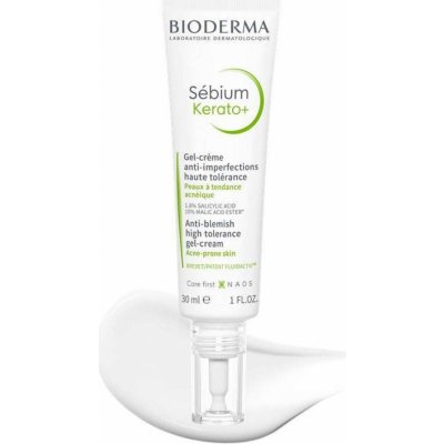 ﻿Bioderma Sébium Kerato+ Pleťový krém na akné 30 ml – Zboží Mobilmania