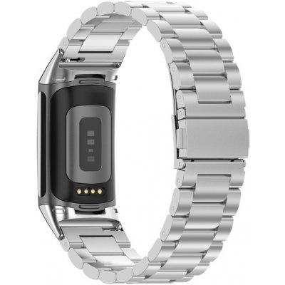 VSECHNONAMOBIL 112539 CLASSIC Kovový řemínek pro Fitbit Charge 6 stříbrný – Zboží Živě