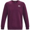 Pánská mikina Under Armour Essential Fleece Crew 572/Purple Stone/White