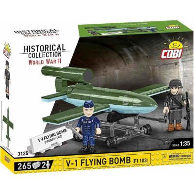 COBI 3135 World War II Německá střela s plochou dráhou letu V-1 Fieseler FI 103 – Sleviste.cz
