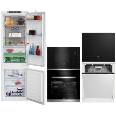 Set Beko BIMM25400XMS + BMGB25333BG + HII 64822UFT + BDIN38531D + BCNA275E4SN – Zboží Mobilmania