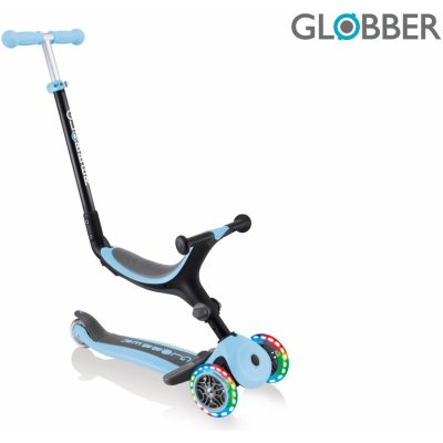 Globber Go Up Foldable Plus Lights pastel blue – Hledejceny.cz