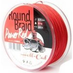 Hell Cat Šňůra Round Braid Power Red 1000m 0,60mm 75kg – Zboží Mobilmania