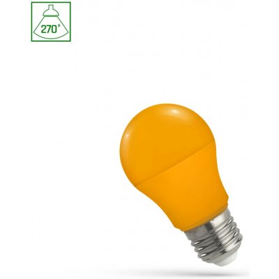 Spectrum LED GLS A50 E-27 230V 4.9W ORANGE – Hledejceny.cz