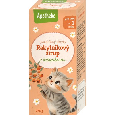 Apotheke Pohádkový Rakytníkový sirup 1+ 250 g – Hledejceny.cz