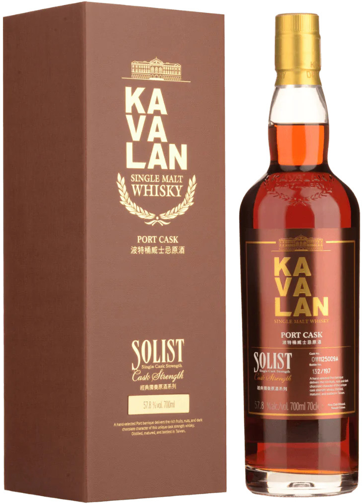 Kavalan Solist Port Cask 57,8% 0,7 l (karton)