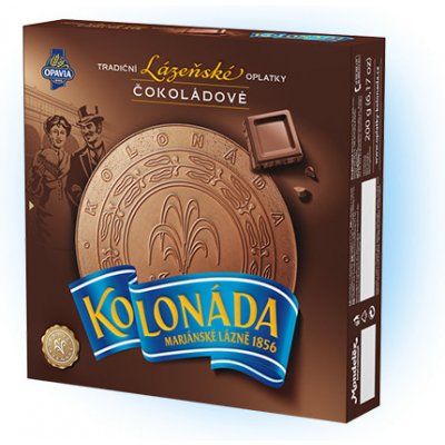 Opavia Kolonáda Tradiční lázeňské oplatky čokoládové 200 g