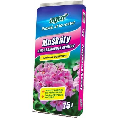 Agro CS Substrát pro muškáty 75 l – Sleviste.cz