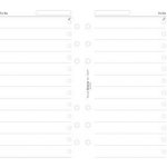 Filofax "Nezapomeň" Náplň, Osobní, bílá – Zboží Živě