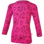 Little Angel tričko smyk DR Tisk Outlast růžová pivoňky – Zboží Dáma