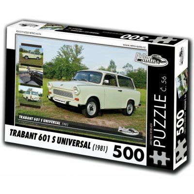 Retro-Auta č. 56 Trabant 601 S Universal 1981 500 dílků – Zboží Mobilmania