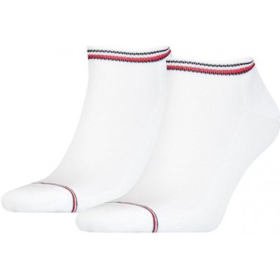 Tommy Hilfiger Sada 2 párů pánských nízkých ponožek 100001093 White – Zboží Mobilmania