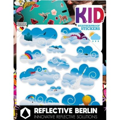 Reflective Berlin Reflexní nálepky Reflective K.I.D. Clouds – Zboží Mobilmania