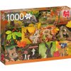 Puzzle Jumbo Zvířátka na podzim 1000 dílků