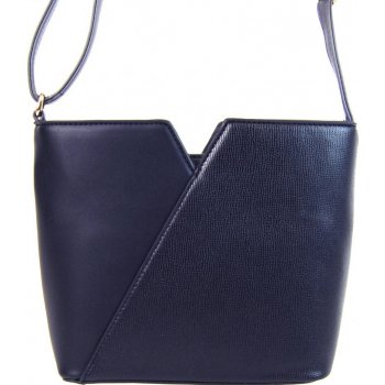 vyztužená crossbody kabelka F009 modrá