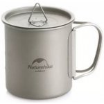Naturehike titanový hrneček 20CJ 300ml 64g vč. pokličky NH20CJ005 – Zboží Mobilmania