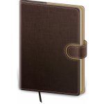 Helma 365 Linkovaný zápisník Flip A5 hnědo/capuccionový – Zbozi.Blesk.cz