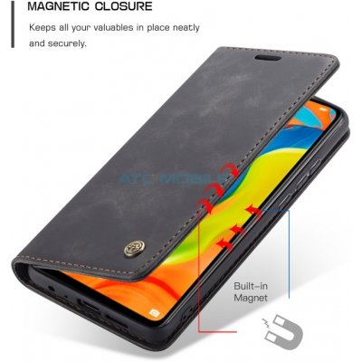 Pouzdro CaseMe Magnetic Book Huawei P30 Lite MAR-LX1 černé – Zboží Živě