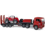 Bruder 2772 Auto MAN TGA popeláři bílo-oranžové funkční model 1:16 plast – Hledejceny.cz