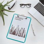 Leitz Wow A4 deska s klipem tyrkysová – Zboží Mobilmania