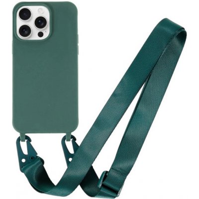 AppleKing matný kryt s nastavitelným popruhem pro iPhone 14 Pro - petrolejový – Zboží Mobilmania