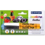 Centropen Decor Pen 2628 černá a bílá – Zboží Živě