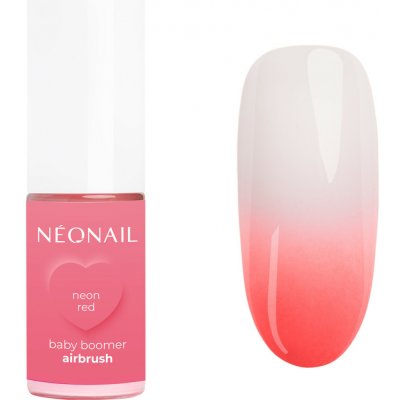 NEONAIL Baby Boomer Airbrush barevný pudr na nehty odstín Neon Red 5 g – Hledejceny.cz