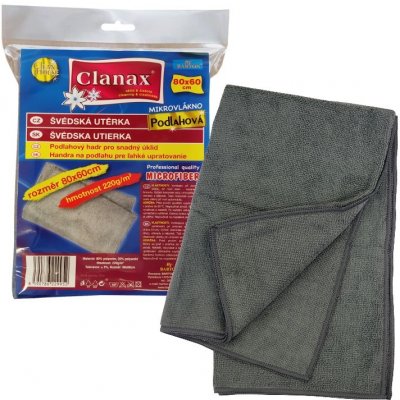 Clanax Standard švédská utěrka mikrovlákno podlahová 80 x 60 cm 220 g 1 ks – Zbozi.Blesk.cz
