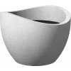 Květináč a truhlík Scheurich Květináč Wave Globe 50 cm Stony Grey