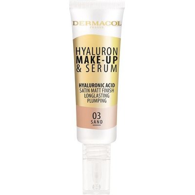 Dermacol Make up a sérum 2v1 Hyaluron Make up and Serum 03 Sand 25 g – Zbozi.Blesk.cz