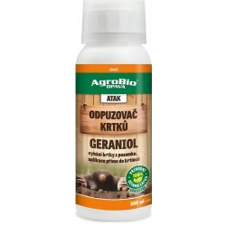 AgroBio Atak Odpuzovač krtků Geraniol 500 ml