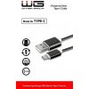usb kabel Winner WINKABCMIBLSB USB-C, datový, 1m, černý