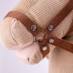 Kůň na tyči Bigjigs Toys manšestrový – Zboží Dáma