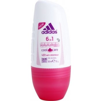 Adidas Cool & Care 48 h 6 v 1 Woman antiperspirant roll-on 50 ml