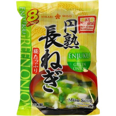 Hikari Miso Enjuku Koji Instantní polévka Miso zelená cibulka 153,6 g – Zboží Dáma