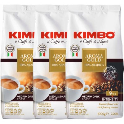 Kimbo káva Arabica Aroma Gold 1 kg – Zboží Mobilmania