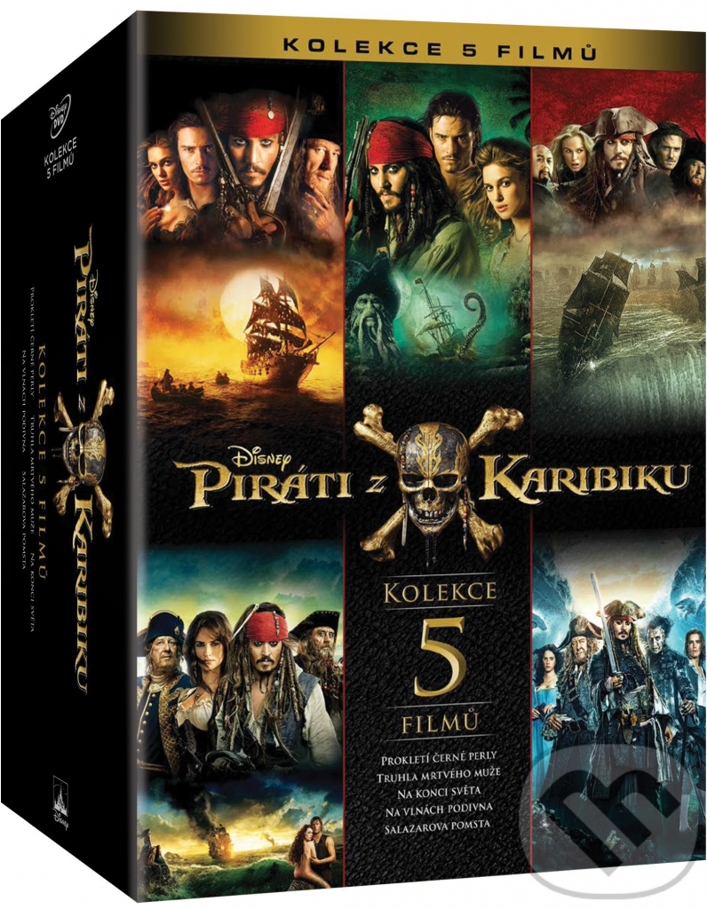 Piráti z Karibiku 1-5 DVD